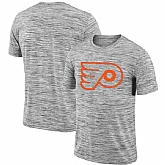 Philadelphia Flyers 2018 Heathered Black Sideline Legend Velocity Travel Performance T-Shirt